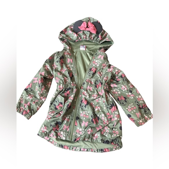 Disney Other - Disney Minnie Mouse Hooded Lightweight Jacket